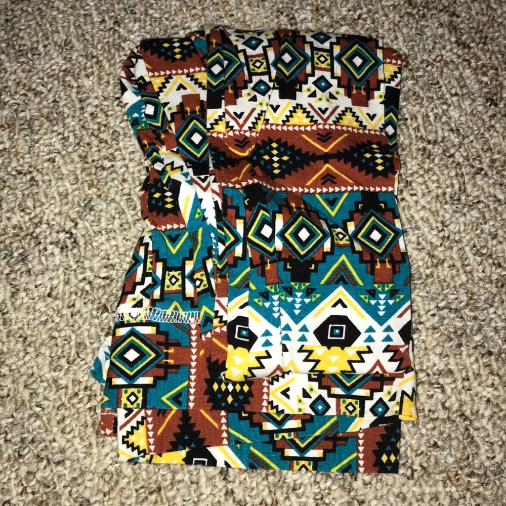 tribal printed leggings
